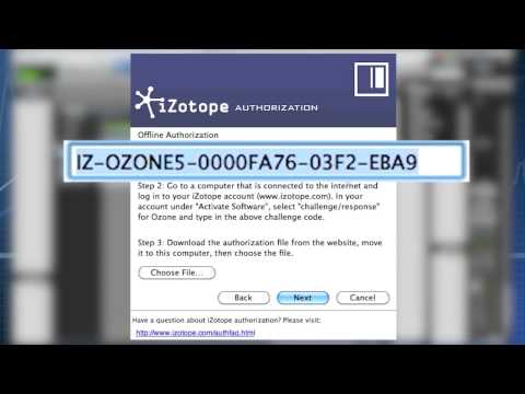 izotope ozone advanced 7 authorization file